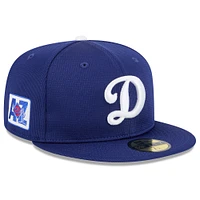 Men's New Era  Royal Los Angeles Dodgers 2025 Spring Training 59FIFTY Fitted Hat