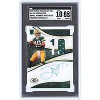 Jordan Love Green Bay Packers Autographed 2020 Panini Immaculate Collection Numbers Patch Premium Edition Relic #IN-JLO #3/14 SGC Authenticated 8/10 Rookie Card