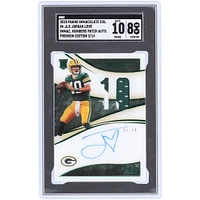 Jordan Love Green Bay Packers Autographed 2020 Panini Immaculate Collection Numbers Patch Premium Edition Relic #IN-JLO #3/14 SGC Authenticated 8/10 Rookie Card