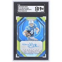 Dallas Clark Indianapolis Colts Autographed 2023 Panini Prizm Franchise Legends Gold Prizm #FL-DC #9/10 SGC Authenticated 9/10 Card
