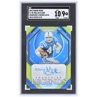Dallas Clark Indianapolis Colts Autographed 2023 Panini Prizm Franchise Legends Gold Prizm #FL-DC #9/10 SGC Authenticated 9/10 Card