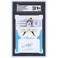 A.J. Brown Tennessee Titans Autographed 2021 Panini Flawless Flawless Finishes Platinum #FLY-AJB #1/1 SGC Authenticated 9/10 Card