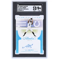 A.J. Brown Tennessee Titans Autographed 2021 Panini Flawless Flawless Finishes Platinum #FLY-AJB #1/1 SGC Authenticated 9/10 Card