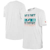 Men's New Era White Miami Dolphins City Team T-Shirt