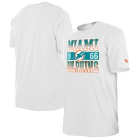 Men's New Era White Miami Dolphins City Team T-Shirt