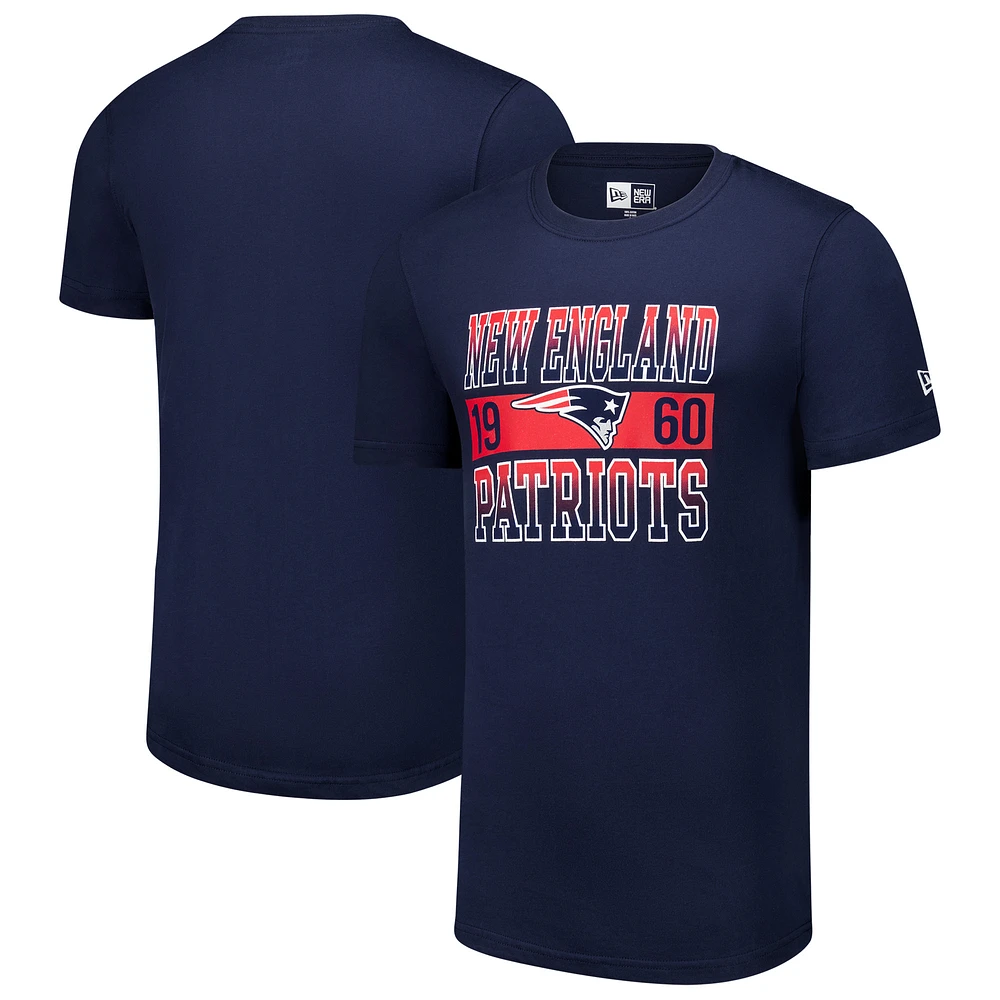 Men's New Era Navy England Patriots City Team T-Shirt