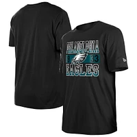 Men's New Era Black Philadelphia Eagles City Team T-Shirt