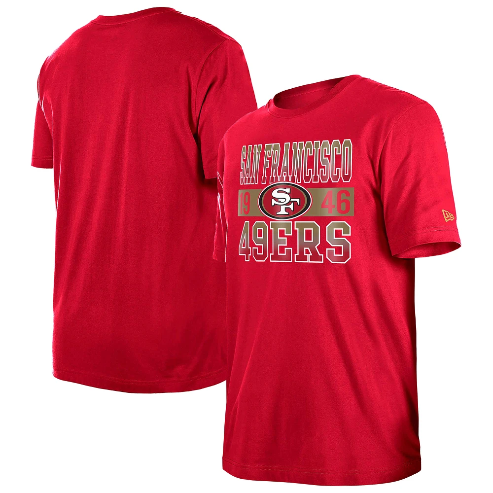 Men's New Era Scarlet San Francisco 49ers City Team T-Shirt