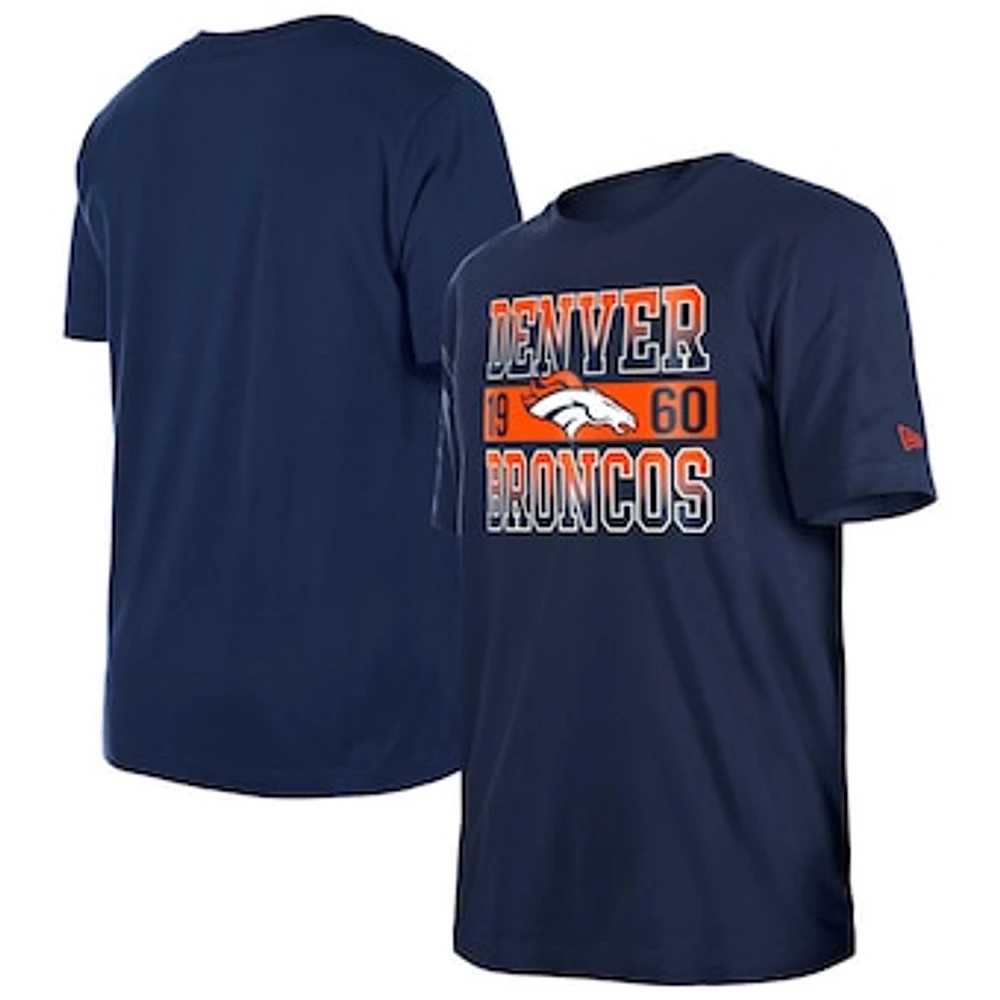 Men's New Era Navy Denver Broncos City Team T-Shirt