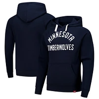 Unisex Sportiqe Navy Minnesota Timberwolves Pullover Hoodie