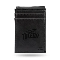 Black Toledo Rockets Personalized Front Pocket Wallet