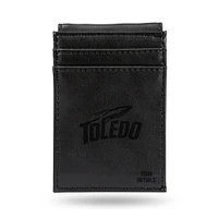 Black Toledo Rockets Personalized Front Pocket Wallet