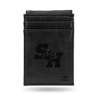 Black Sam Houston State Bearkats Personalized Front Pocket Wallet