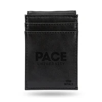Black Pace University Setters Personalized Front Pocket Wallet
