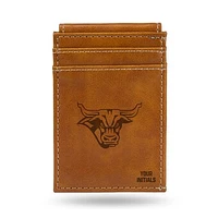Brown Minnesota State Mavericks Personalized Front Pocket Wallet