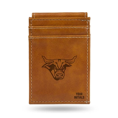 Brown Minnesota State Mavericks Personalized Front Pocket Wallet