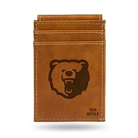 Brown Morgan State Bears Personalized Front Pocket Wallet