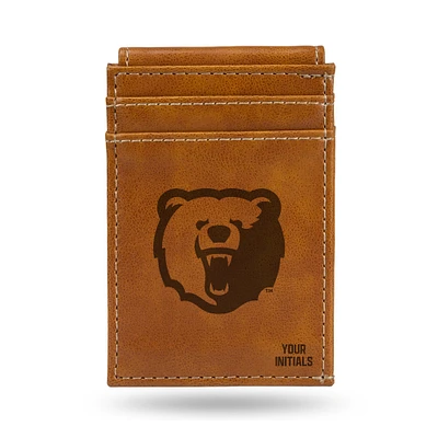 Brown Morgan State Bears Personalized Front Pocket Wallet