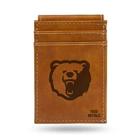 Brown Morgan State Bears Personalized Front Pocket Wallet