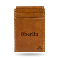 Brown Oberlin Yeomen Personalized Front Pocket Wallet