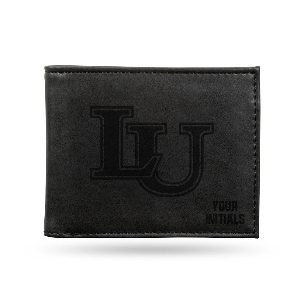 Black Lindenwood Lions Personalized Billfold Wallet