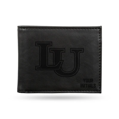 Black Lindenwood Lions Personalized Billfold Wallet