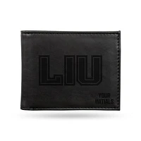 Black LIU Sharks Personalized Billfold Wallet
