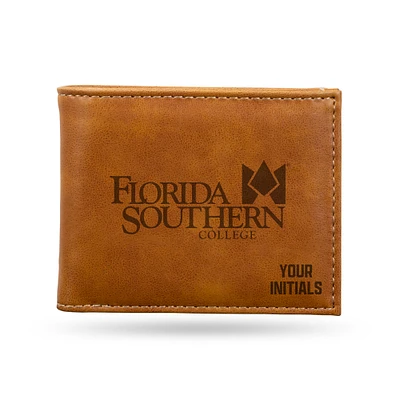 Brown Florida Southern Mocs Personalized Billfold Wallet