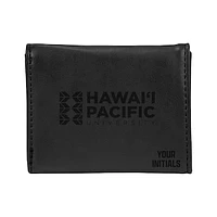 Black Hawaii Pacific Sharks Personalized Trifold Wallet