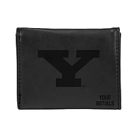 Black Youngstown State Penguins Personalized Trifold Wallet
