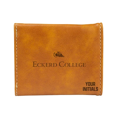 Brown Eckerd Tritons Personalized Trifold Wallet