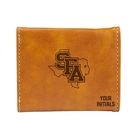 Brown Stephen F Austin Lumberjacks Personalized Trifold Wallet
