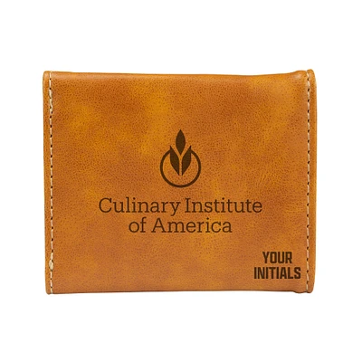 Brown Culinary Institute of America Steels Personalized Trifold Wallet