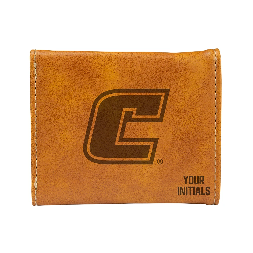Brown Tennessee Chattanooga Mocs Personalized Trifold Wallet