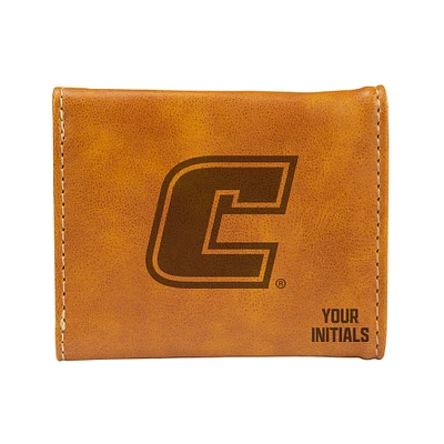 Brown Tennessee Chattanooga Mocs Personalized Trifold Wallet