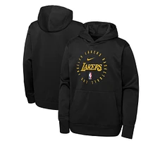 Youth Nike Black Los Angeles Lakers Spotlight Performance Pullover Hoodie