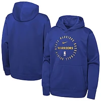 Youth Nike Royal Golden State Warriors Spotlight Performance Pullover Hoodie