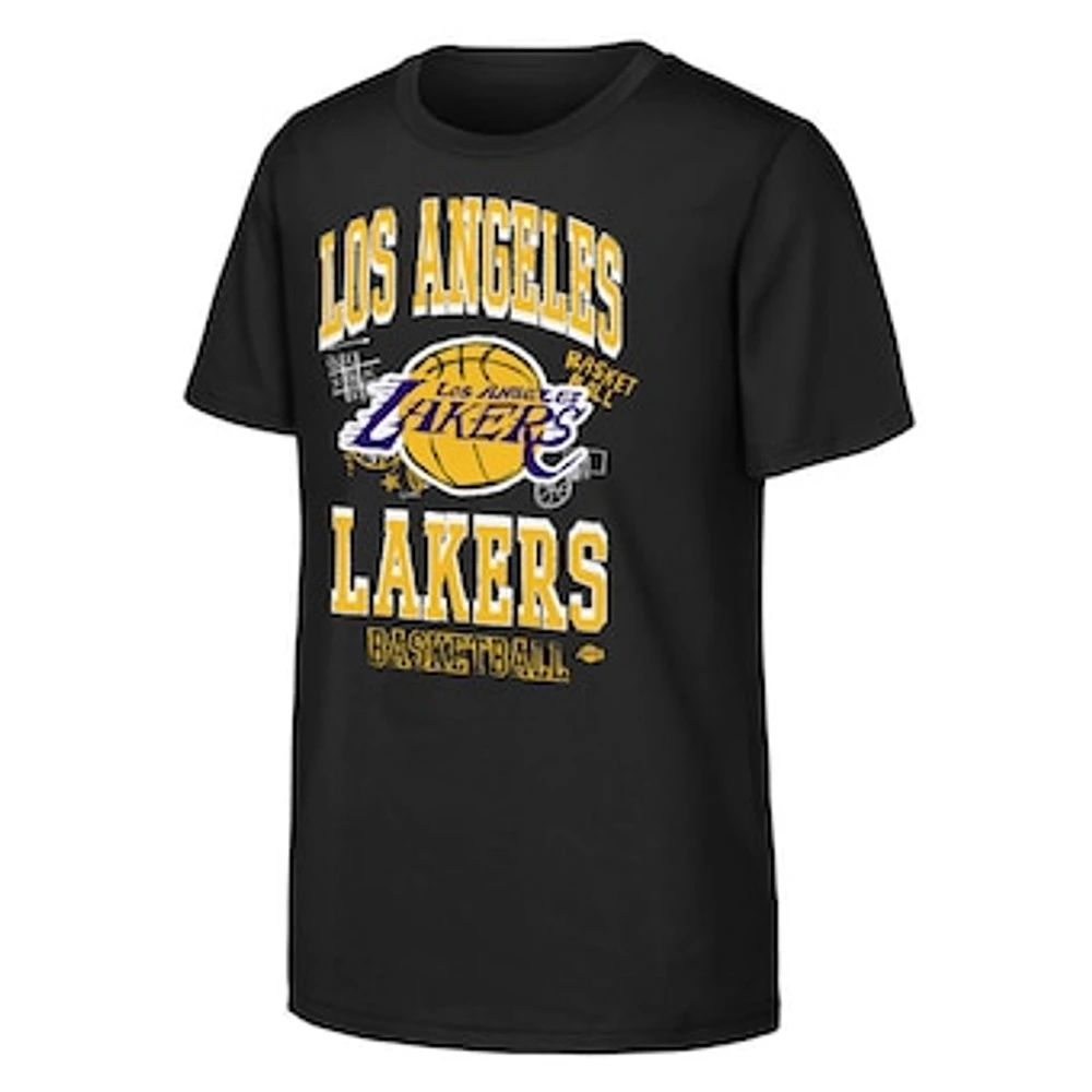 Youth  Black Los Angeles Lakers Grit & Glory T-Shirt