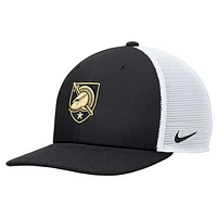 Men's Nike Black Army Black Knights Meshback Snapback Hat