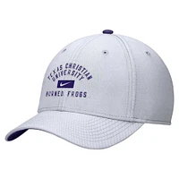 Men's Nike White TCU Horned Frogs Rise Flex Hat