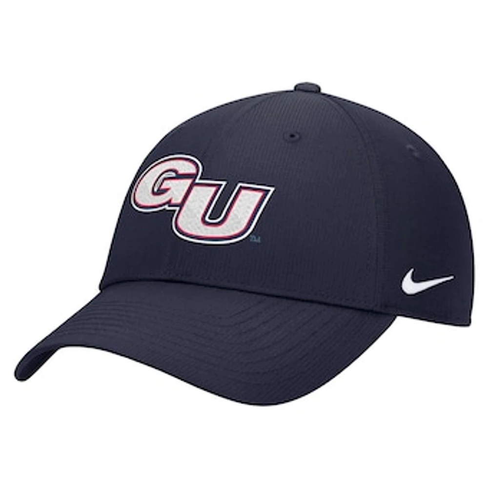 Men's Nike Navy Gonzaga Bulldogs 2024 Sideline Club Adjustable Hat