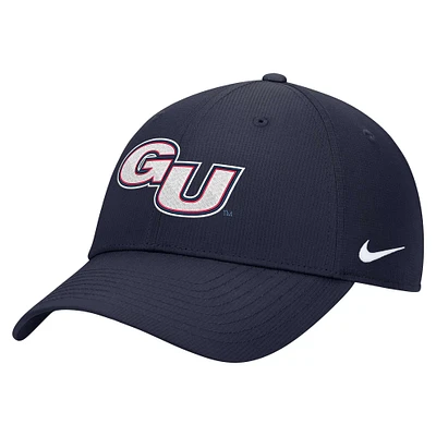 Men's Nike Navy Gonzaga Bulldogs 2024 Sideline Club Adjustable Hat