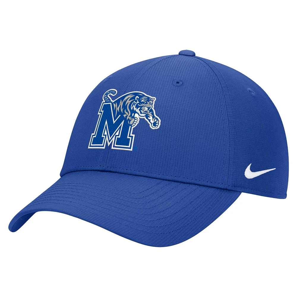 Men's Nike Royal Memphis Tigers 2024 Sideline Club Adjustable Hat