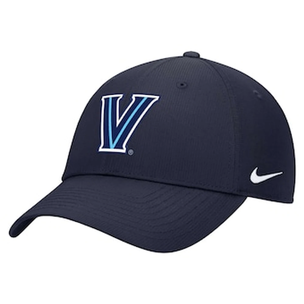 Men's Nike Navy Villanova Wildcats 2024 Sideline Club Adjustable Hat