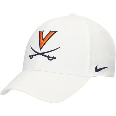 Men's Nike White Virginia Cavaliers 2024 Sideline Club Adjustable Hat