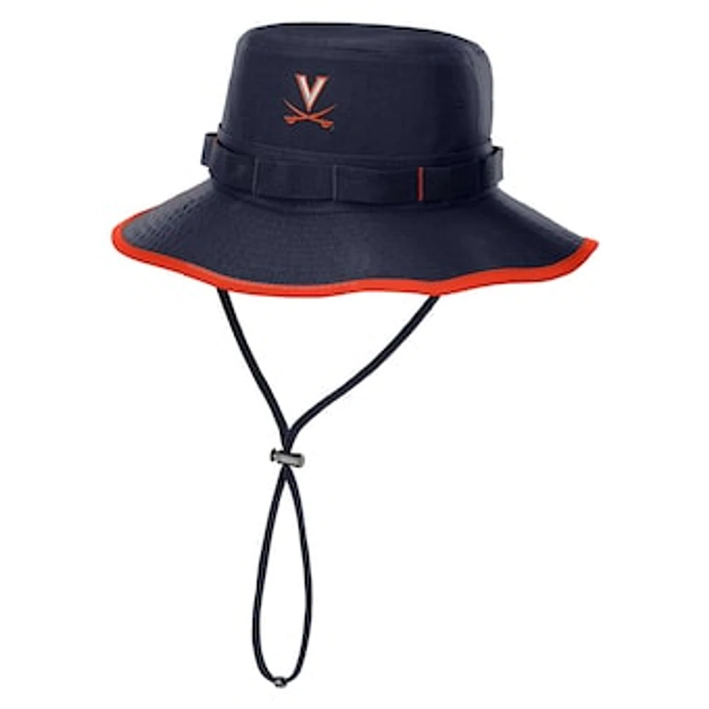 Men's Nike Navy Virginia Cavaliers 2024 Sideline Apex Performance Boonie Bucket Hat