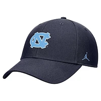 Youth Jordan Brand Navy North Carolina Tar Heels 2024 Sideline Club Adjustable Hat