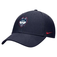 Youth Nike Navy UConn Huskies 2024 Sideline Club Adjustable Hat