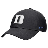 Youth Nike Black Duke Blue Devils 2024 Sideline Club Adjustable Hat