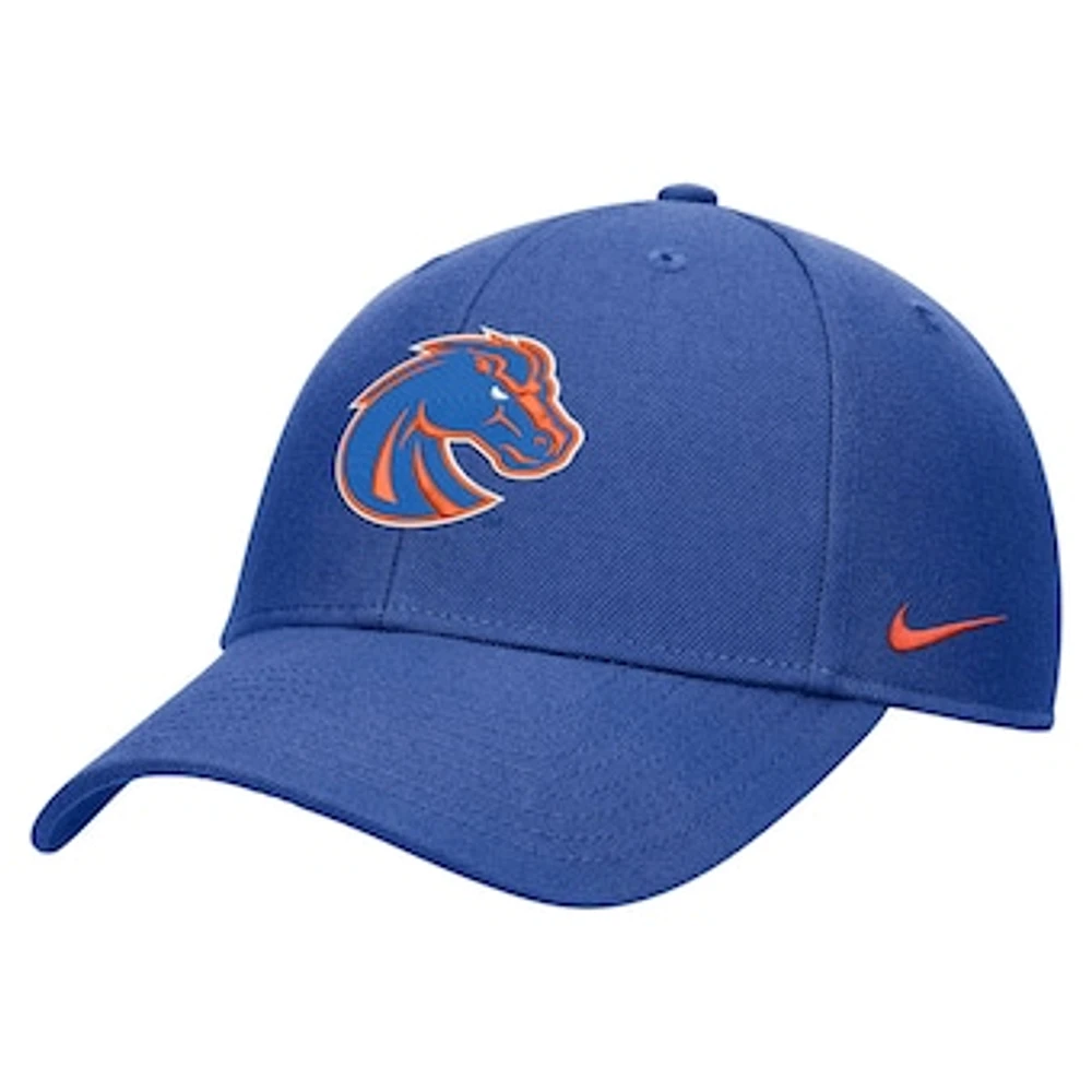 Youth Nike Royal Boise State Broncos 2024 Sideline Club Adjustable Hat